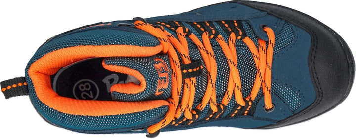 Brütting Unisex Kinder Mount Bona High Kids Trekking- & Wanderstiefel 40 EU Petrol Orange, 40 EU Pet