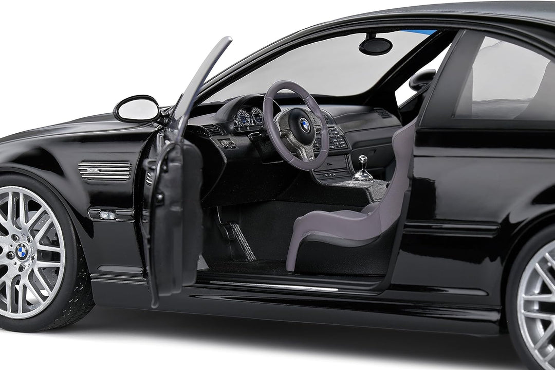 Solido Modellauto Massstab 1:18 BMW E46 CSL schwarz