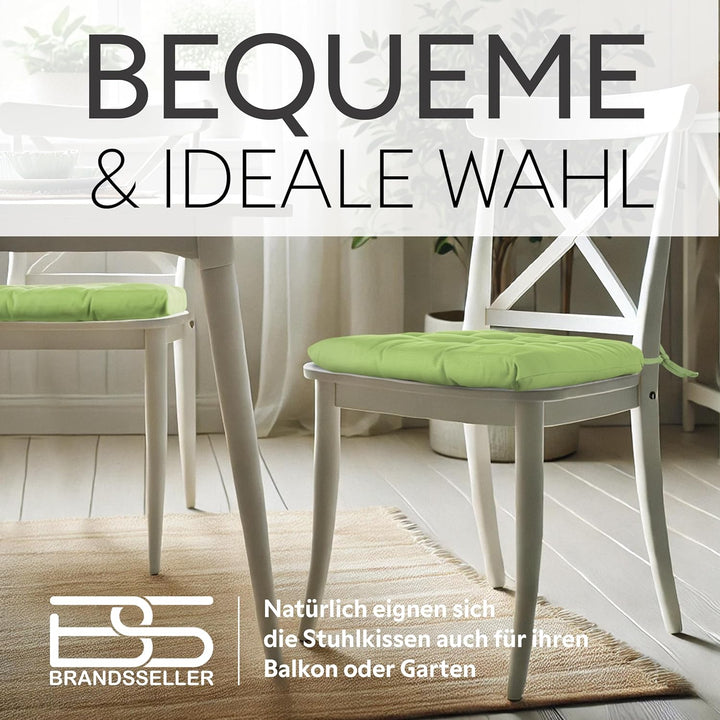 Brandsseller Sitzkissen Dekokissen Stuhlkissen Zierkissen Gartenkissen - 9er Steppung- in Verschiede