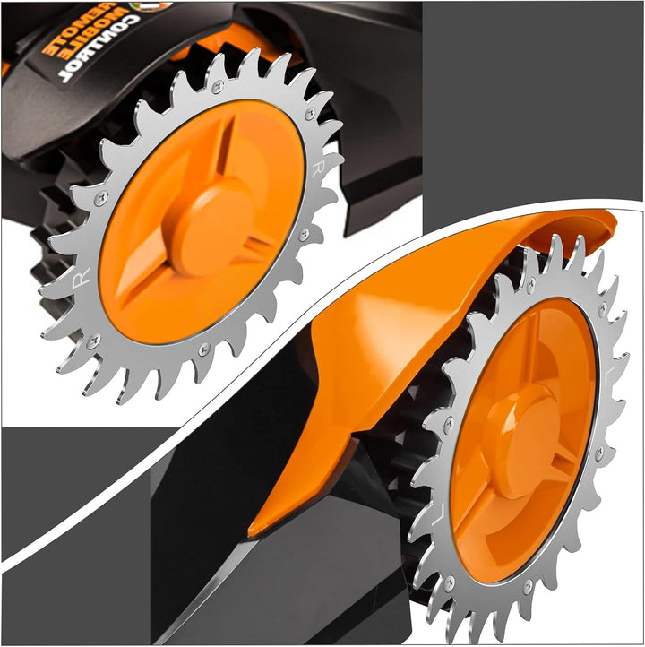 Spikes für Mähroboter Traktionsverbesserung für Worx Plus S / M -Radgrösse 205mm-12x Edelstahlschrau