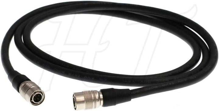 HangTon BDS Stromkabel Stecker Hirose 4 Pin auf Hirose 4 Pin für Audiogeräte MixPre 664 688 Mixer Zo