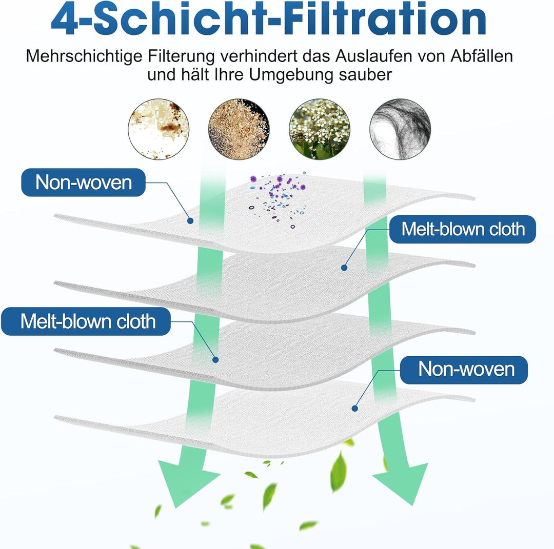 RUKHOOL 14 Staubbeutel für Dreame L10s Ultra Gen 2 / X50 /X40 Ultra Complete /L40S /L10s Pro Ultra H