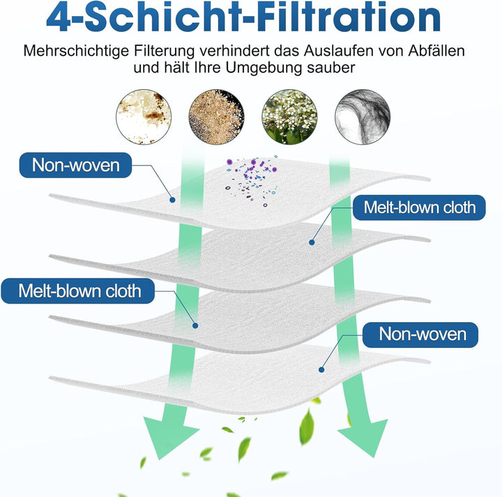 RUKHOOL 14 Staubbeutel für Dreame L10s Ultra Gen 2 / X50 /X40 Ultra Complete /L40S /L10s Pro Ultra H