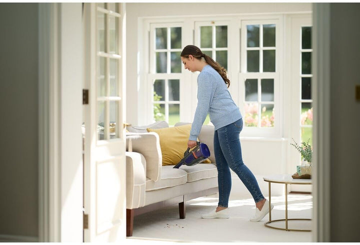 Black+Decker 36 Wh / 18 V Akku-Handstaubsauger Dustbuster Smart tech (mit Cyclonic Action & zwei Sau