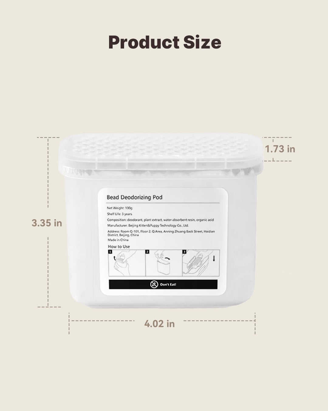 Desodorierungskapsel für PAWBBY P1 Ultra Selbstreinigende Katzentoilette