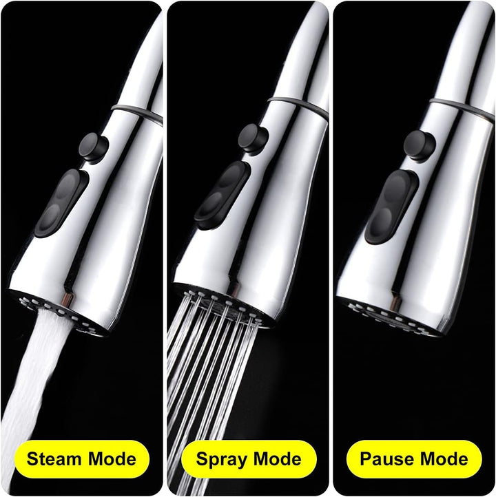 Cobbe Wasserhahn Küche, Küchenarmatur mit Herausziehbarer Brause Ausziehbar Armatur, Hochdruck Spült