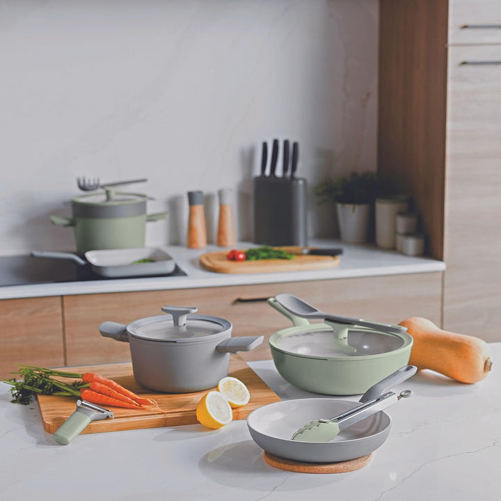 BergHOFF Leo Kochtopf mit Deckel Balance Moonmist 20 cm - Leo