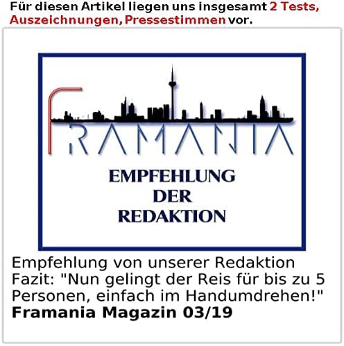 Rosenstein & Söhne Multikocher: Reiskocher mit Warmhalte-Funktion & Dampfgar-Einsatz, 1,2 Liter, 500