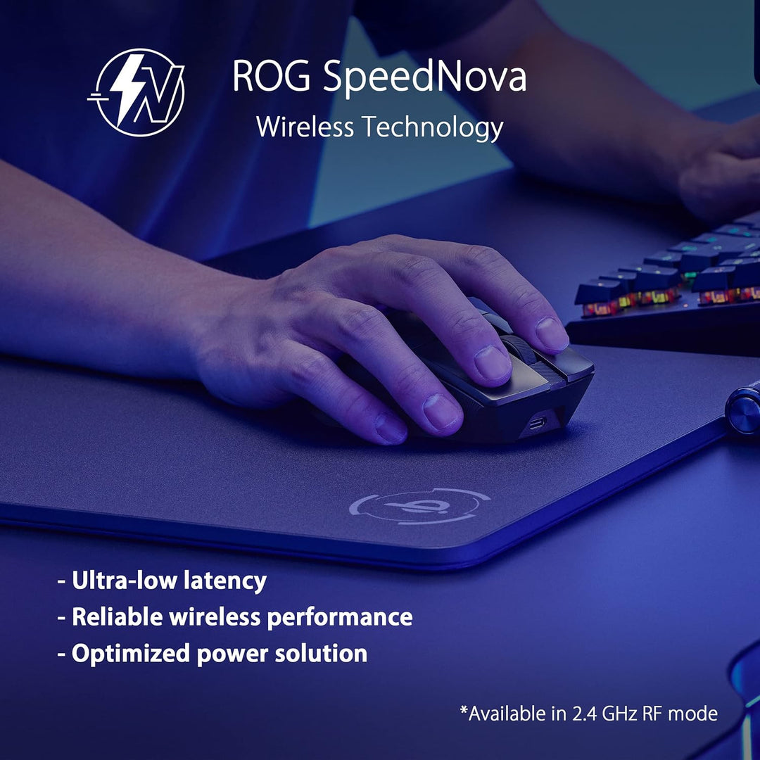 ASUS ROG Gladius III Wireless AimPoint White RGB Gaming Maus (optischer ROG AimPoint-Sensor, 36.000