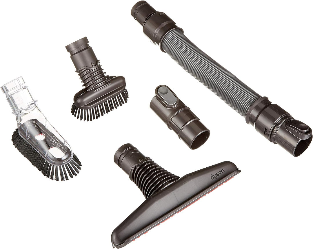 Dyson Akkusauger Zubehör-Set mit Extra-hart & Extra-soft Bürste, breiter Polsterdüse & Verlängerungs