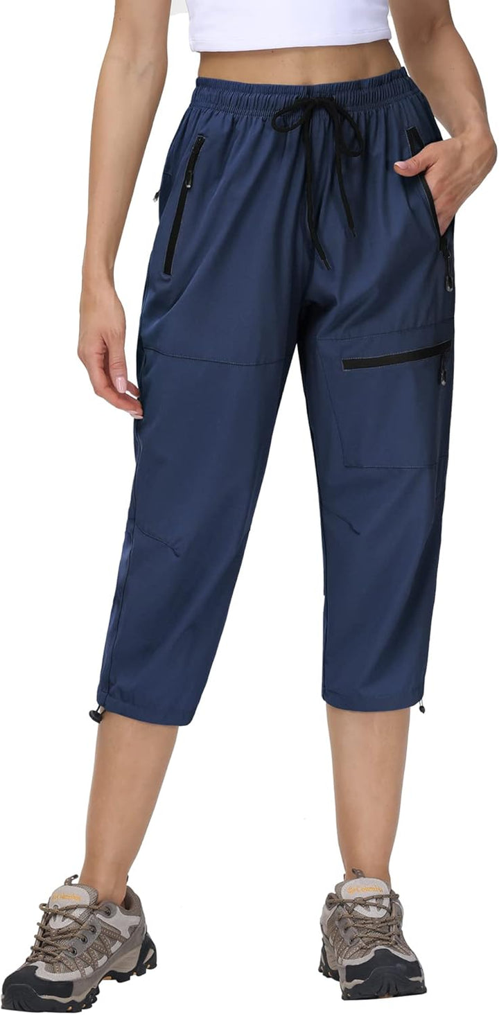 Butrends Wanderhose Damen schnelltrocknend Outdoorhose atmungsaktiv Anti-UV Cargohose Verschleissfes