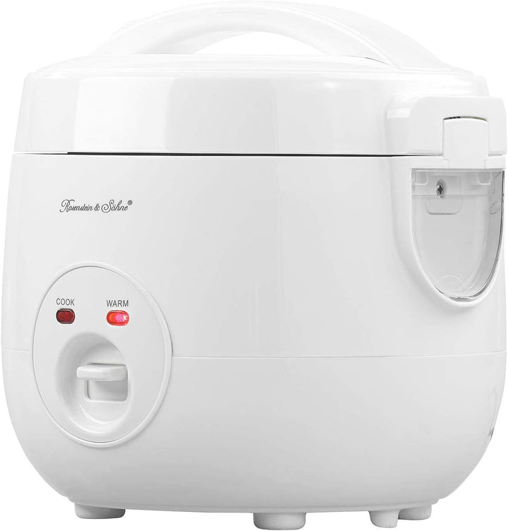 Rosenstein & Söhne Multikocher: Reiskocher mit Warmhalte-Funktion & Dampfgar-Einsatz, 1,2 Liter, 500