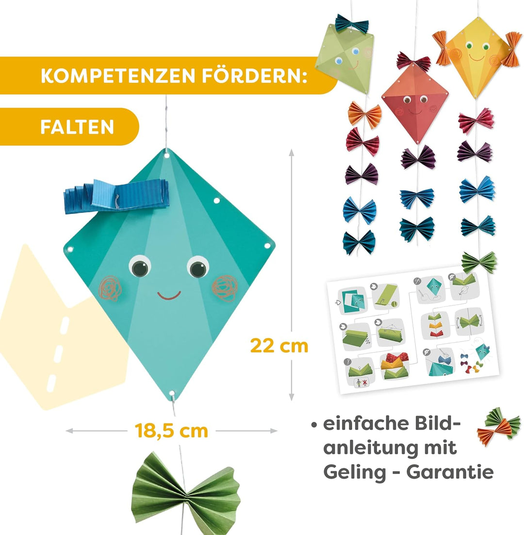 HABA Sachenmacher Bastelset Herbst für Kinder ab 3 Jahren – Erstes Basteln mit Drachen, Eichhörnchen