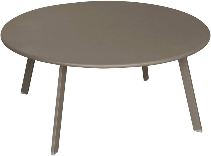 Hespéride Runder gartenbeistelltisch saona Tonka 90x40cm aus epoxybehandeltem Stahl -  D 90