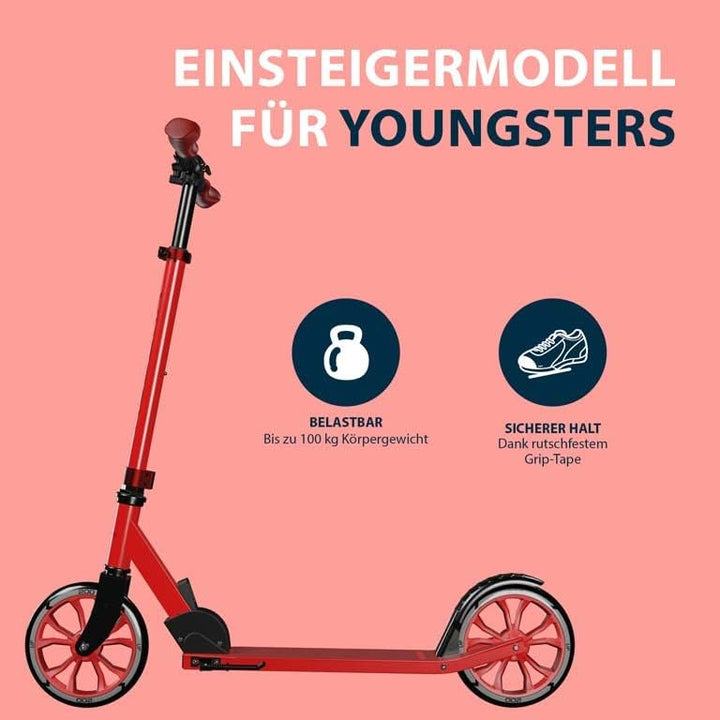 HUDORA Scooter Up 200 Normal Rot, Normal Rot