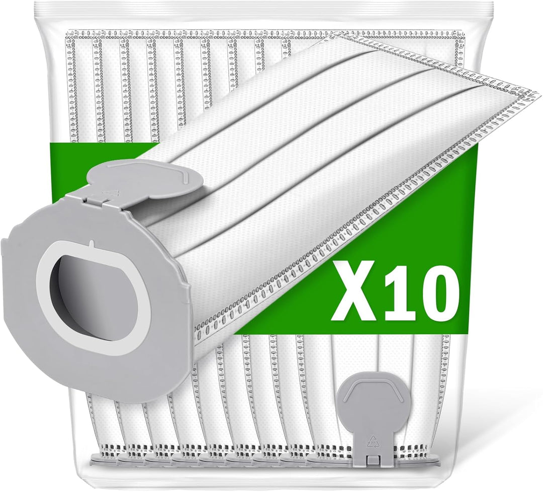 ROMIVO 10 StĂźck Staubsaugerbeutel kompatibel mit Vorwerk Kobold VK7S VK7 FP7S FP7 Staubsauger Akku,