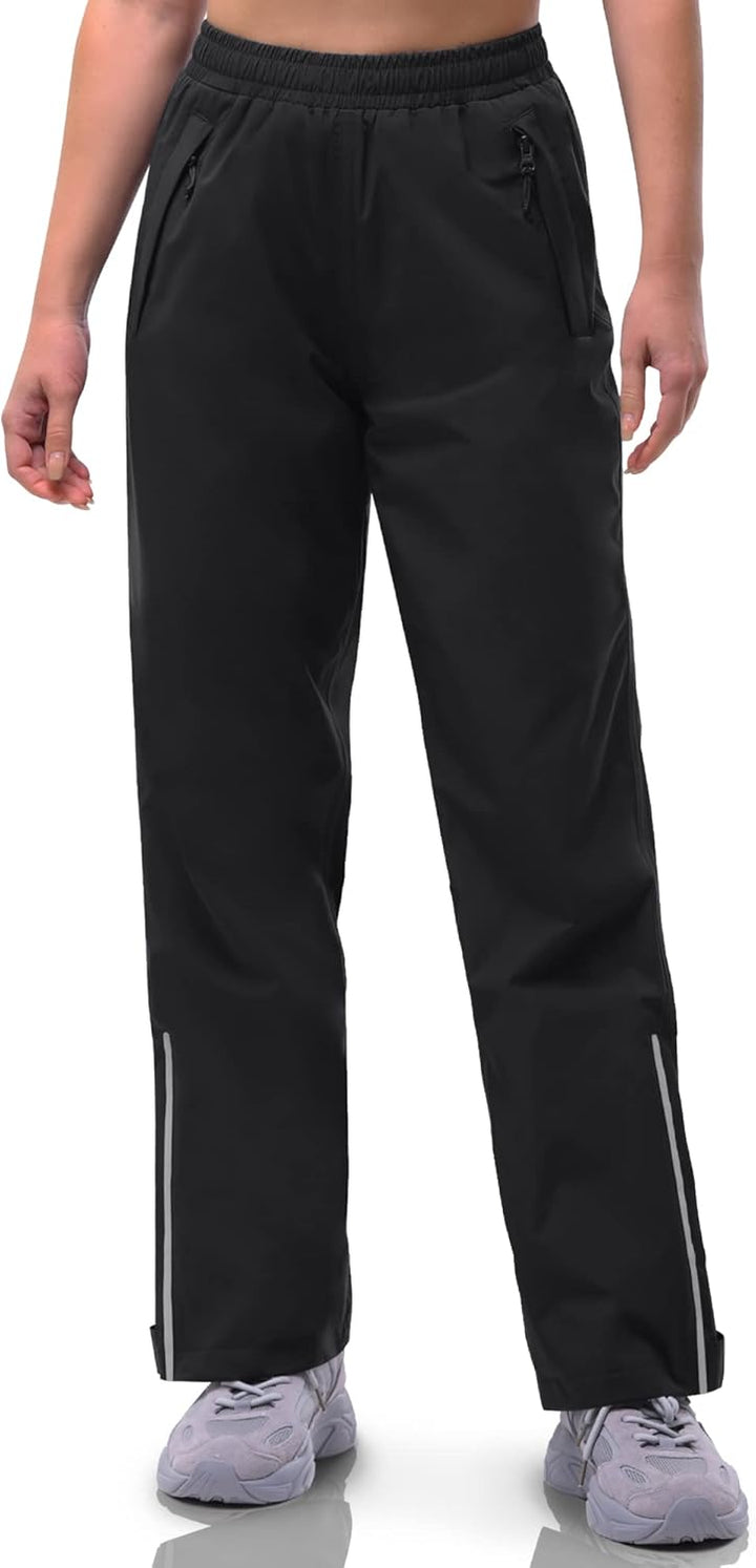 33,000ft Regenhose Damen Wasserdicht Atmungsaktiv Wanderhose Fahrrad Überziehhose Leichte Winddicht