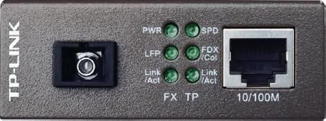 TP-Link 10/100 Mbps WDM Media Converter, Complies with 802.3u 10/100Base-TX, 100Base-FX Standards Ex