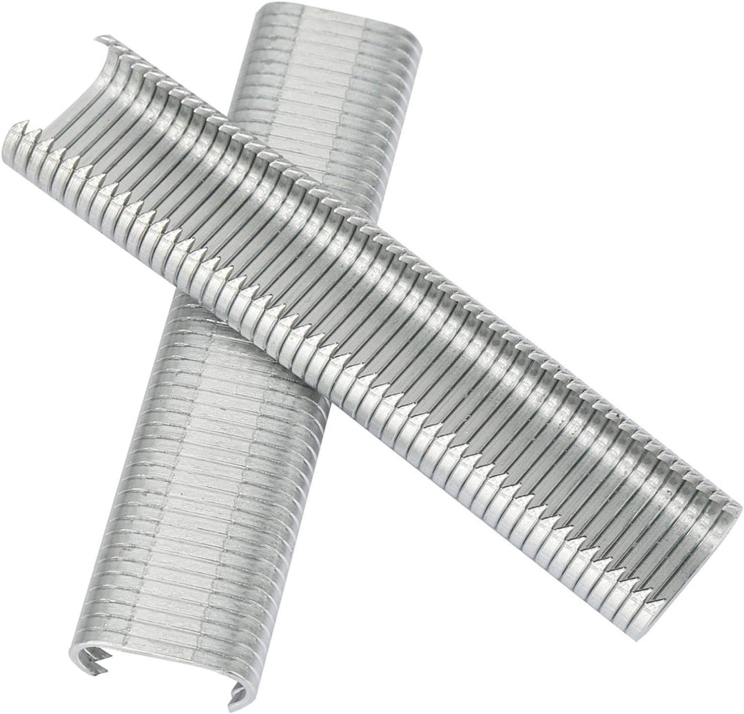 2500 Stück Metall Spikes für Schweineringe, 8mm C Klammern, M Spike Set für Tiergehege Schweineringe