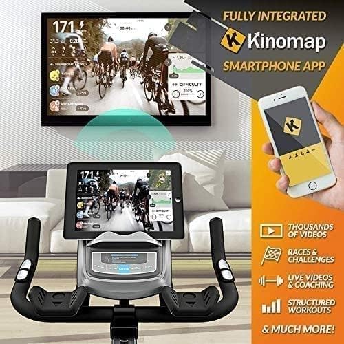 Bluefin Fitness Tour SP Hometrainer Bike | Heimtrainer SP Speed Fahrrad Trainingsfahrrad | Kinomap S