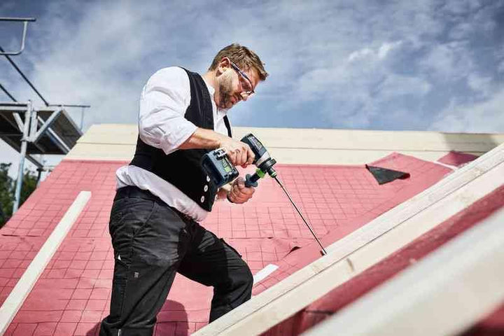 Festool Akku-Schlagbohrschrauber TPC 18/4 I-Basic-Set QUADRIVE (mit Werkzeugfutter, Magnet-Bithalter