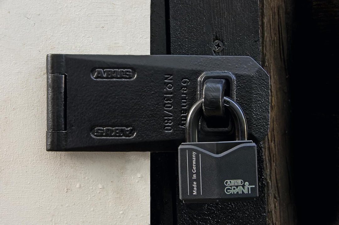ABUS Granit Vorhängeschloss 37/55 für den Ausseneinsatz - aus gehärtetem Spezialstahl - Schlüssel mi