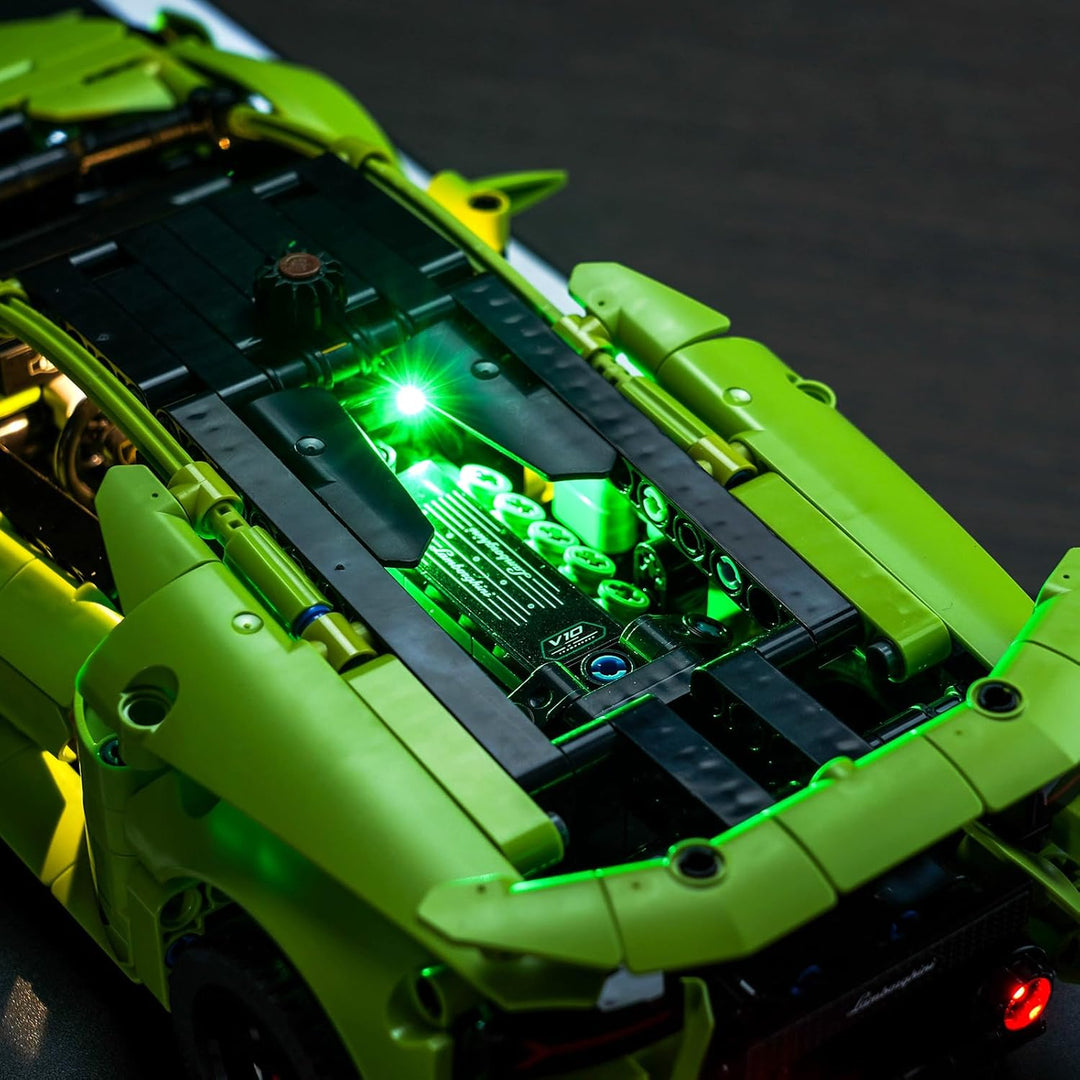 Licht Set für Lego Lamborghini Huracán Tecnica, Led Beleuchtungs Set für Lego 42161 Technic Lamborgh