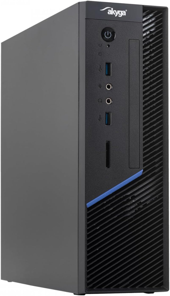 AKYGA SFF Gehäuse AK-202-01BK für Nettop-Computer/Multimedia-Zentrum/USB 3.0 / SD/DVD Slim/Keningsto