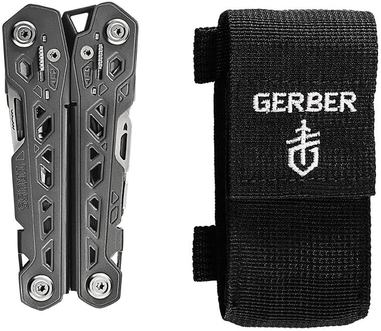 Gerber Multifunktionswerkzeug mit Nylon-Scheide und 17 Funktionen, Truss Multi-tool, 30-001546 17 To