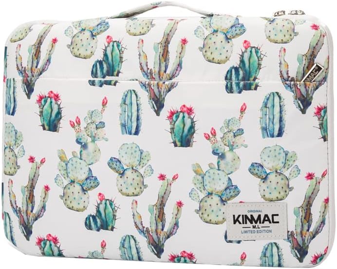 Kinmac Schutzhülle für Laptops mit 360-Grad-Schutz, wasserdicht, mit Griff Cacti 13.5 inch-14 inch c