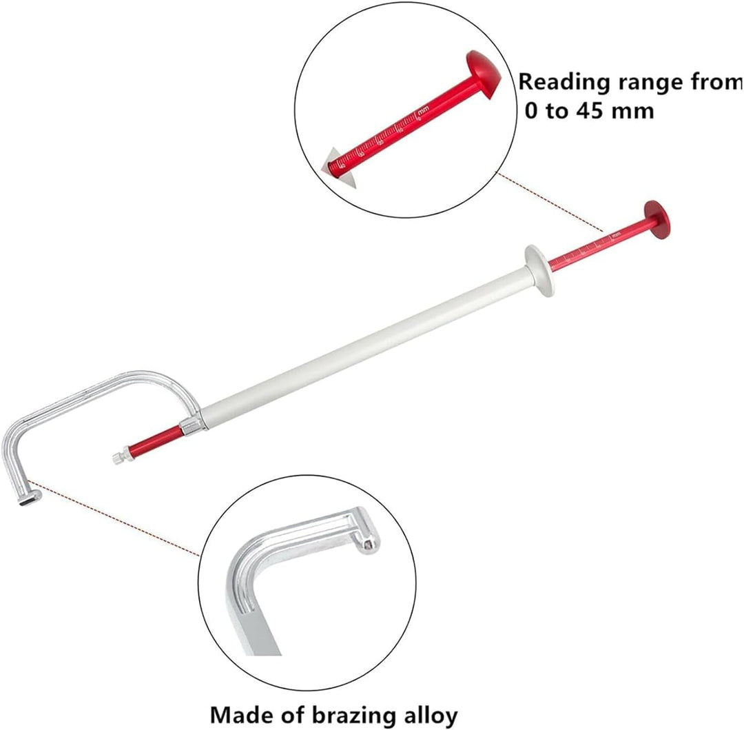 Bremsscheiben-Messwerkzeug, Auto-Bremsscheiben-Messwerkzeug 0 Bis 45 Mm, Schnelle, Genaue Erkennung,