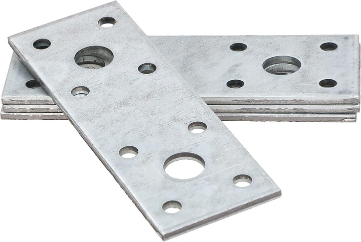 KOTARBAU Lochplatten 116 x 40 mm Verzinkt Silber Flachverbinder Holzverbinder Innen – Aussenbereich
