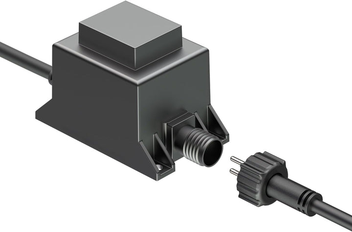 ledscom.de 20W LED Trafo-Trafo/Transformator für Stecksystem NEMO, Stecker, 12V AC, schwarz, IP65, 3