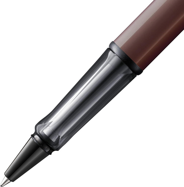 LAMY Lx Tintenroller 390 – Rollpen aus Aluminium eloxiert in der Farbe Marron (kastanienbraun) mit t