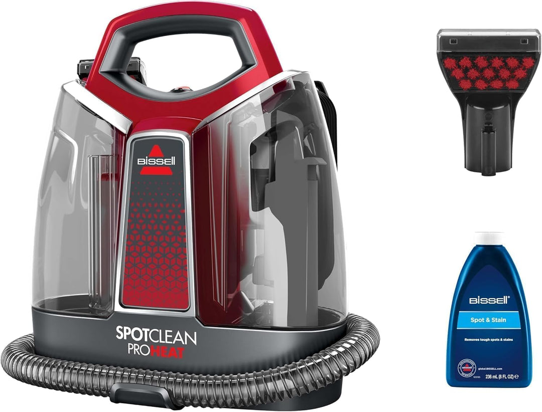 BISSELL SpotClean ProHeat | Fleckenreiniger für Teppiche, Vorleger, Polster, Treppen und Autos | Ent