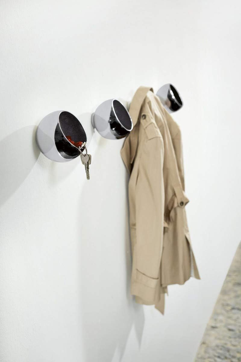 Philippi - Sphere Garderobenkugel - Design, Wanddeko, Flurgarderobe, Kleiderhaken, Aluminium hochgla