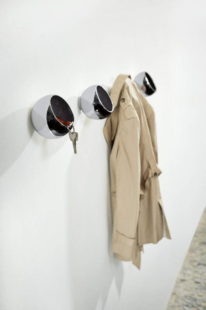 Philippi - Sphere Garderobenkugel - Design, Wanddeko, Flurgarderobe, Kleiderhaken, Aluminium hochgla