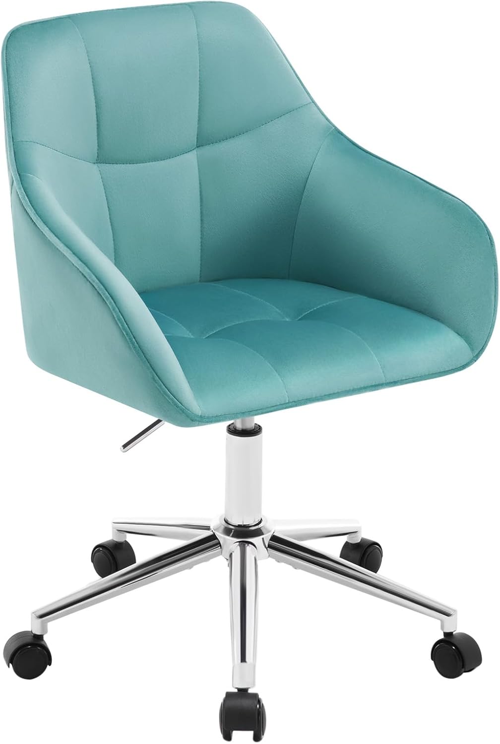 WOLTU Homeoffice Stuhl, Schreibtischstuhl, Drehstuhl, Schminkstuhl, höhenverstellbar, bis 150 kg bel