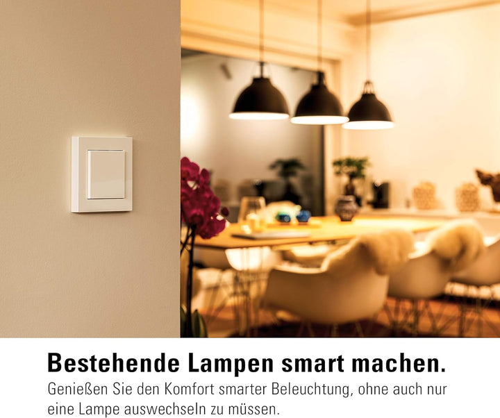 Eve Light Switch – Smarter Lichtschalter, Einfach-, Wechsel- & Kreuzschaltung, kompatibel mit Mehrfa