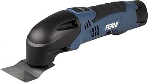 FERM Li-Ion Akku-Multitool - Multifunktionswerkzeug - Oszillationswerkzeug - 12V/1.5Ah - Mit 8 Zubeh