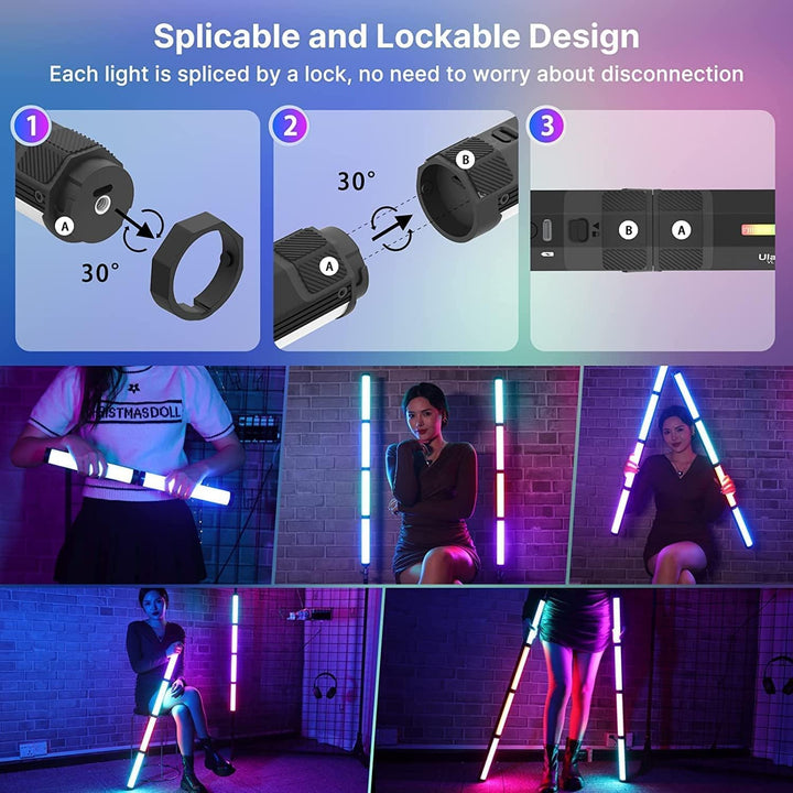 Ulanzi VL110 RGB-Videoröhrenlampe