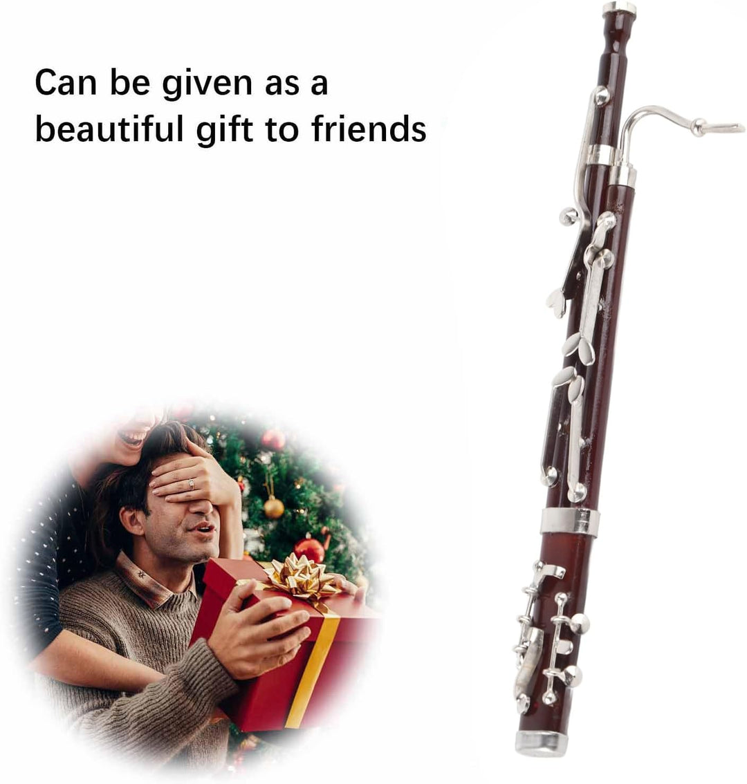 17cm Miniatur Fagott Modell Mini Musikinstrument Dekor Puppenhaus Modell Home Decoration Geschenk