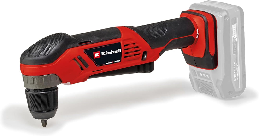 Einhell Akku-Winkelbohrmaschine TE-AD 18 Li-Solo Power X-Change (18 V, 45 Nm, 10 mm Schnellspannbohr