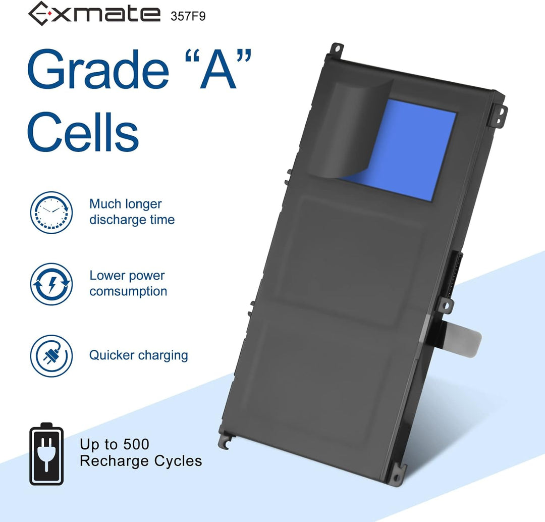 Exmate 357F9 0GFJ6 Akku für Dell Inspiron 15 7000 Series 7566 7567 7557 7559 5576 5577 INS15PD-1548B