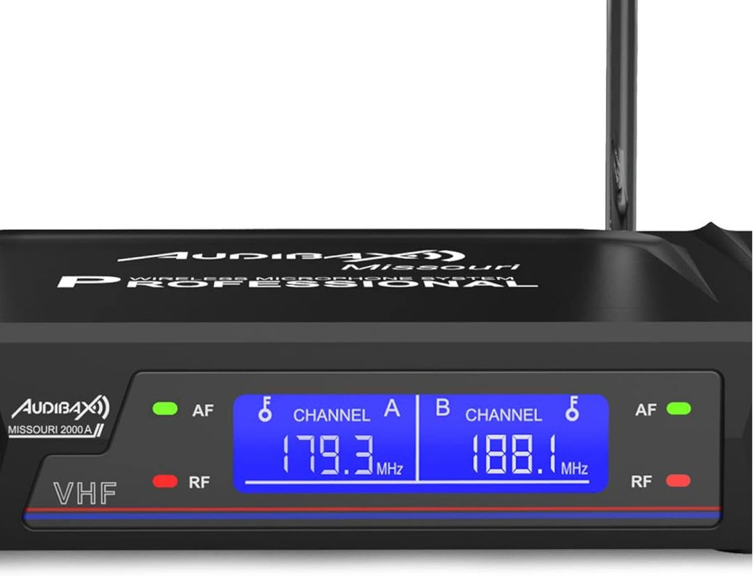 Audibax Missouri 2000 Micrófono Inalámbrico Mano VHF Rango A