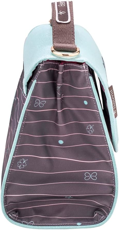 Belmil Premium Petite Kindergarten Schultertaschen Umhängetasche für Mädchen (305-51/P) Mint, Mint