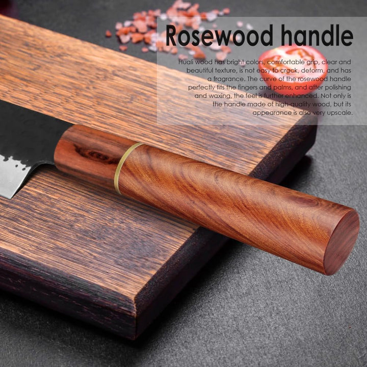 BILLION DUO Damastmesser Nakirimesser 18,3 cm, 67 Schicht VG10 Damaszener Stahl Kochmesser, Profi Fl