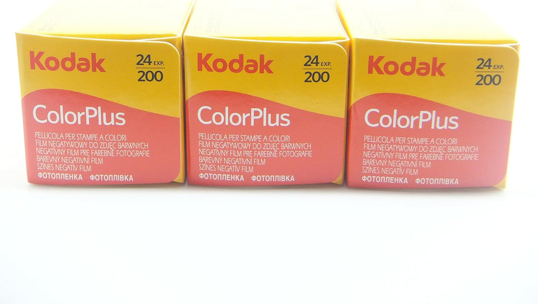 Kodak ColorPlus 200 ASA Farbfilm 35 mm, 24 Schichten, 3 Stück