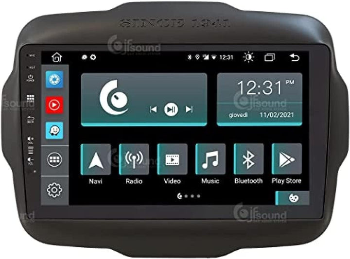 Costum fit Autoradio für Jeep Renegade Android GPS Bluetooth WiFi Dab USB Full HD Touchscreen Displa