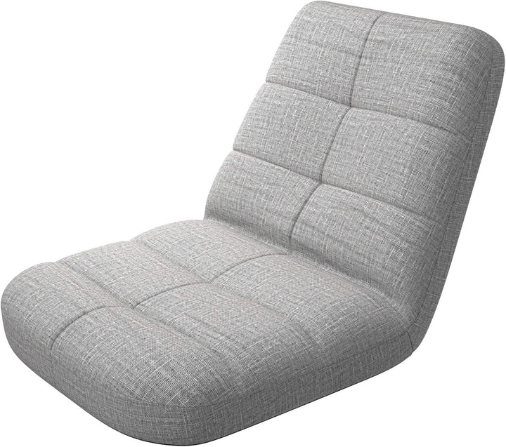 bonVIVO Easy Lounge Bodenstuhl mit Rückenlehne - Faltbarer Bodensessel, Gepolstert & Verstellbar - M